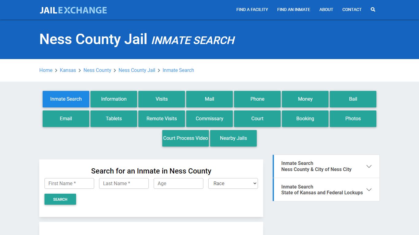 Ness County Jail, KS Inmate Search: Roster & Mugshots